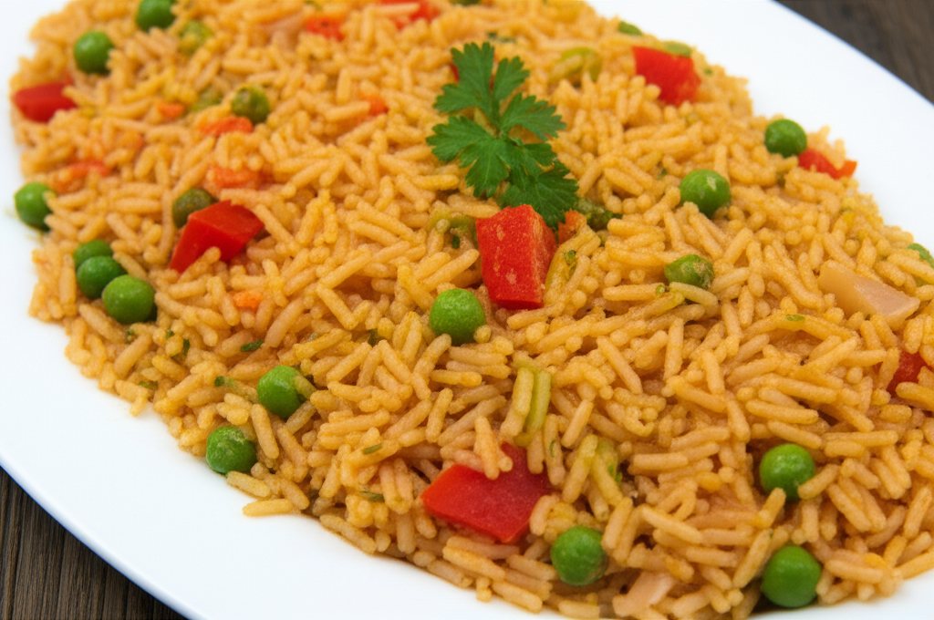 Receita Caseira de Arroz com Guisado, Massa e Tomate Delicioso