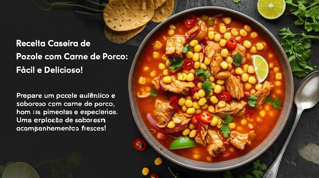 Receita Caseira de Pozole com Carne de Porco: Fácil e Delicioso!
