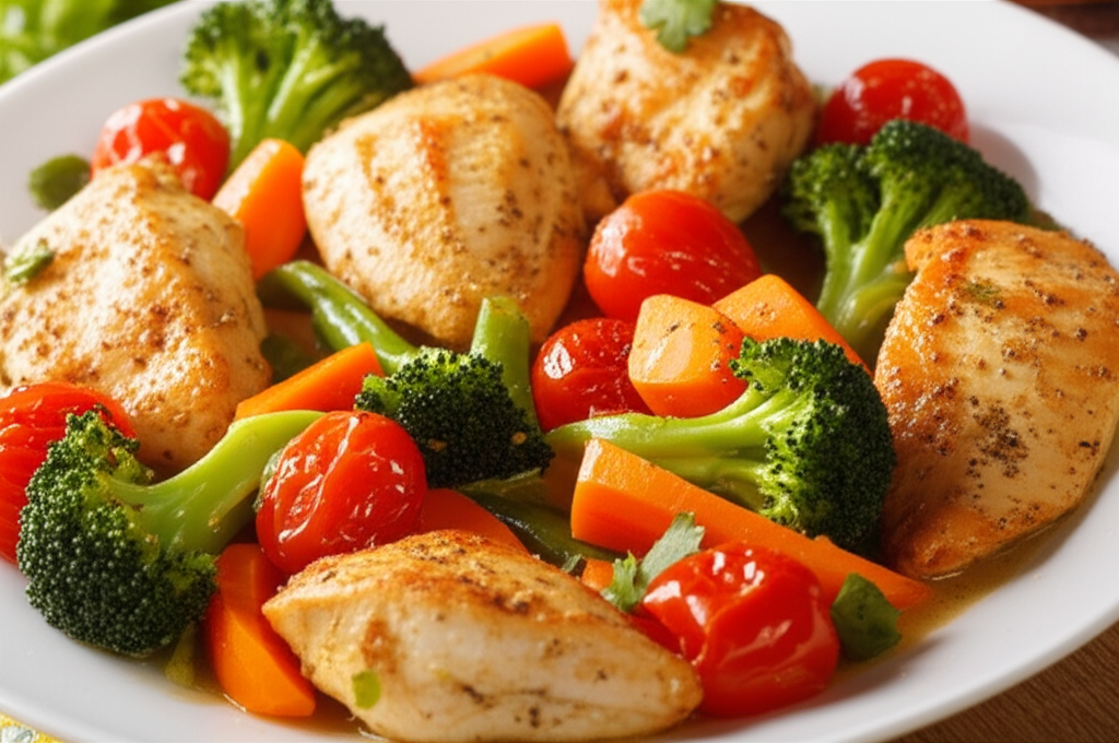 Receita Caseira de Frango com Legumes Deliciosa e Fácil!