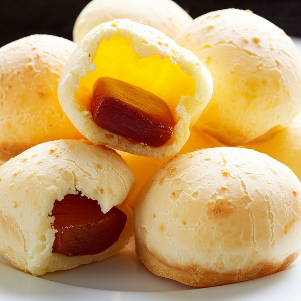 Receita Caseira de Pão de Queijo com Goiabada: Fácil e Delicioso!