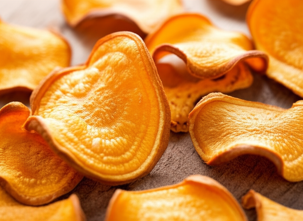 Receita Fácil e Deliciosa de Chips Caseiros de Batata Doce Crocante