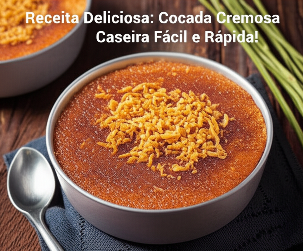 Receita Deliciosa: Cocada Cremosa Caseira Fácil e Rápida!