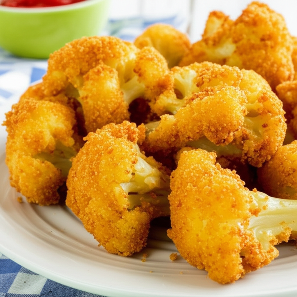 Receita Deliciosa: Couve-Flor Empanada Crocante e Caseira!
