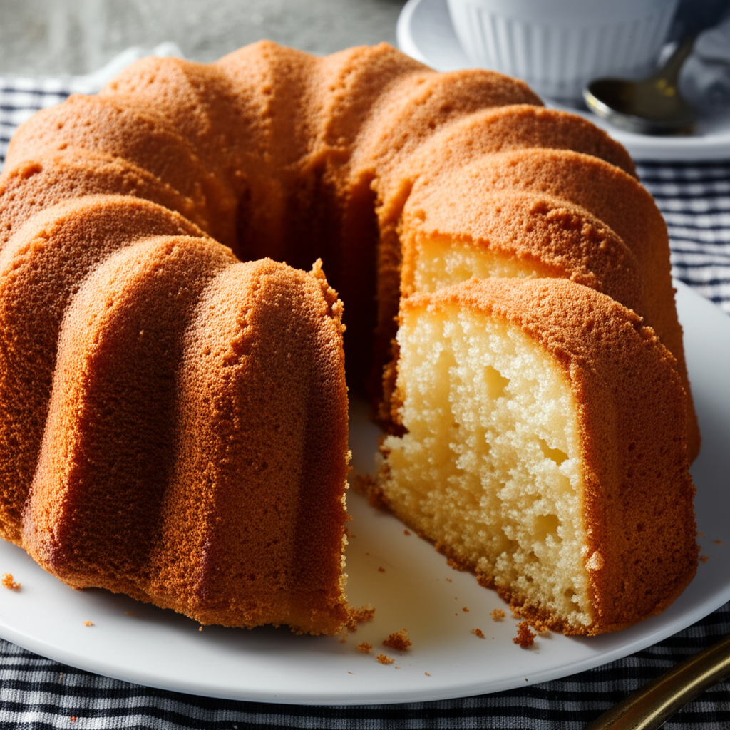 Receita Fácil de Bolo Caseiro com Leite, Trigo e Açúcar Delicioso