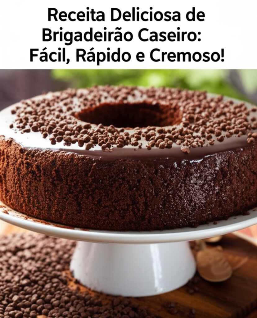 Receita Deliciosa de Brigadeirão Caseiro: Fácil, Rápido e Cremoso!
