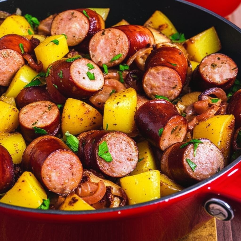 Receita Deliciosa de Linguiça com Legumes Caseira: Fácil & Rápido