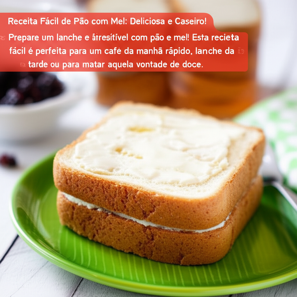 Receita Fácil de Pão com Mel: Delicioso e Caseiro!