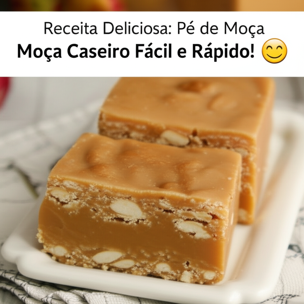 Receita Deliciosa: Pé de Moça Caseiro Fácil e Rápido! 😋