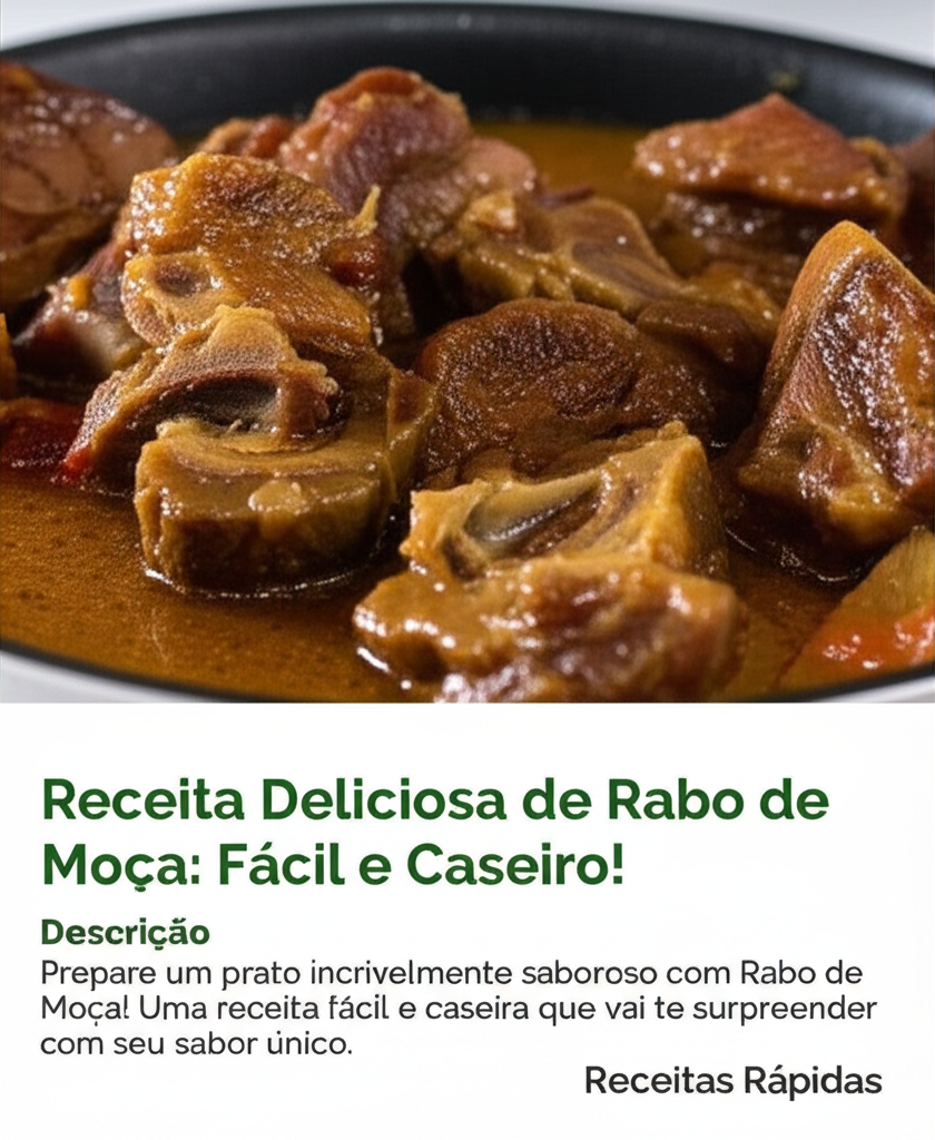 Receita Deliciosa de Rabo de Moça: Fácil e Caseiro!