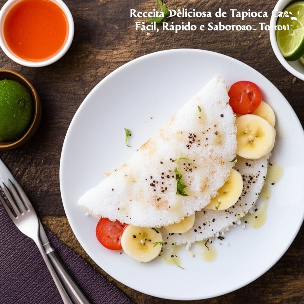 Receita Deliciosa de Tapioca Caseira: Fácil, Rápido e Saboroso!