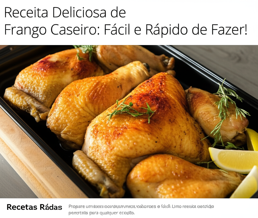 Receita Deliciosa de Frango Caseiro: Fácil e Rápido de Fazer!