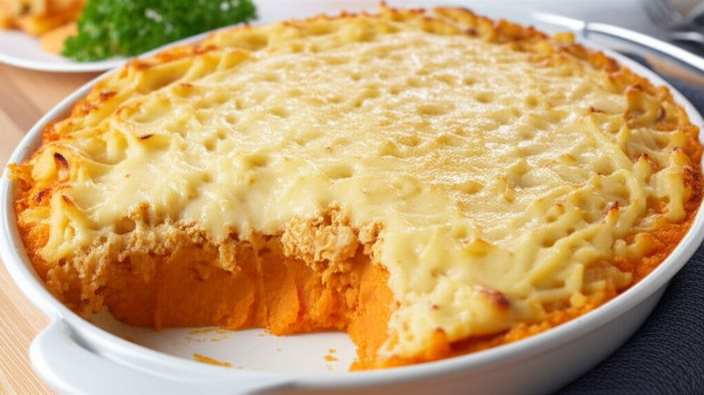 Receita Deliciosa: Escondidinho de Batata Doce com Frango Caseiro!