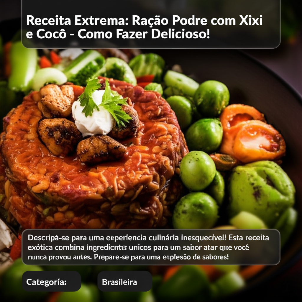 Receita Extrema: Ração Podre com Xixi e Cocô - Como Fazer Delicioso!