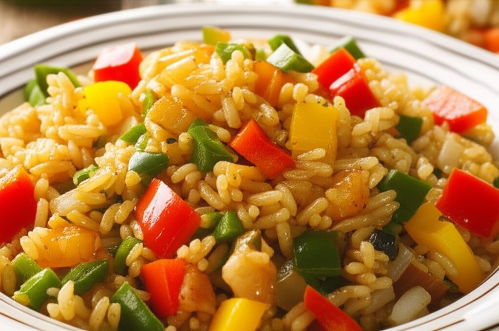 Receita Fácil e Deliciosa de Arroz Caseiro com Legumes