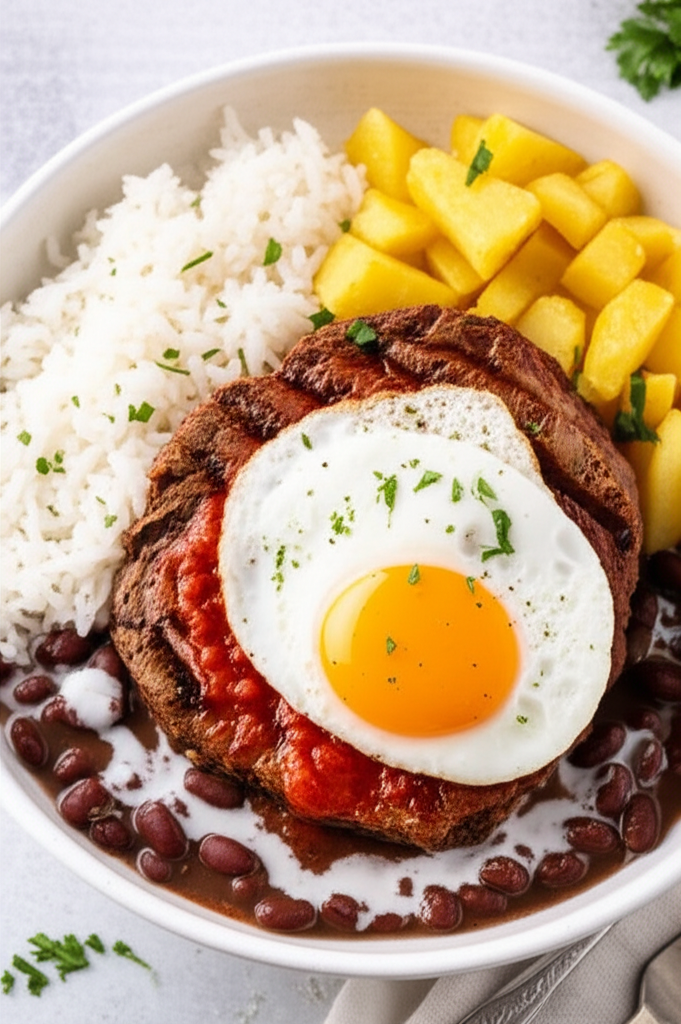 Receita Fácil: Arroz, Feijão, Steak Delicioso e Caseiro!