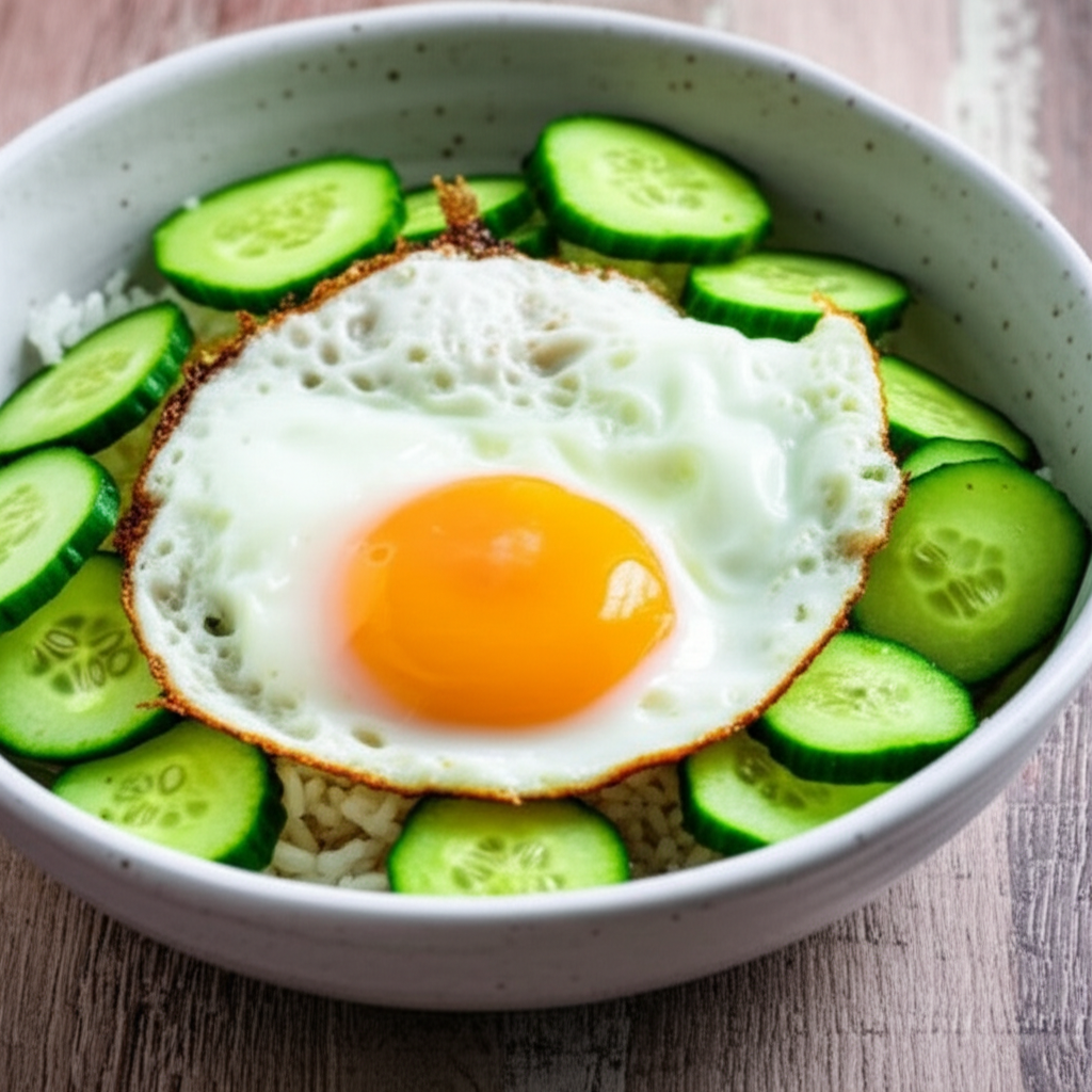 Receita Fácil e Deliciosa: Arroz com Pepino e Ovo Caseiro