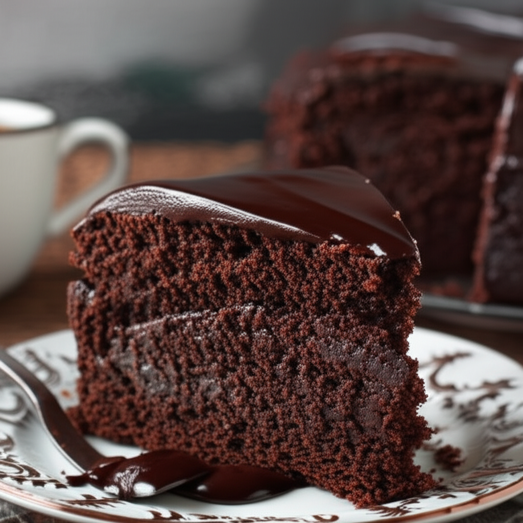 Receita Fácil de Bolo de Chocolate Caseiro Delicioso