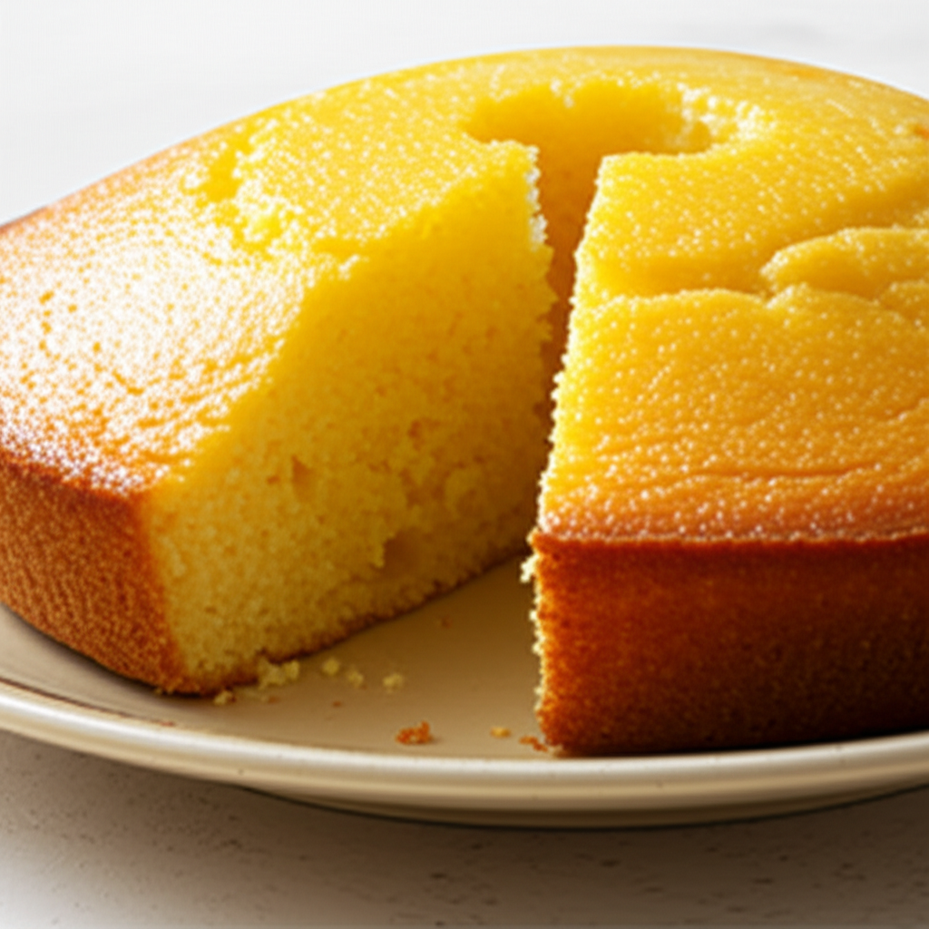 Receita Fácil e Deliciosa de Bolo Caseiro de Fubá com Farinha