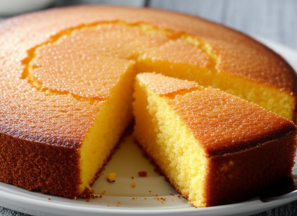 Receita Fácil de Bolo de Fubá Cremoso Caseiro e Delicioso