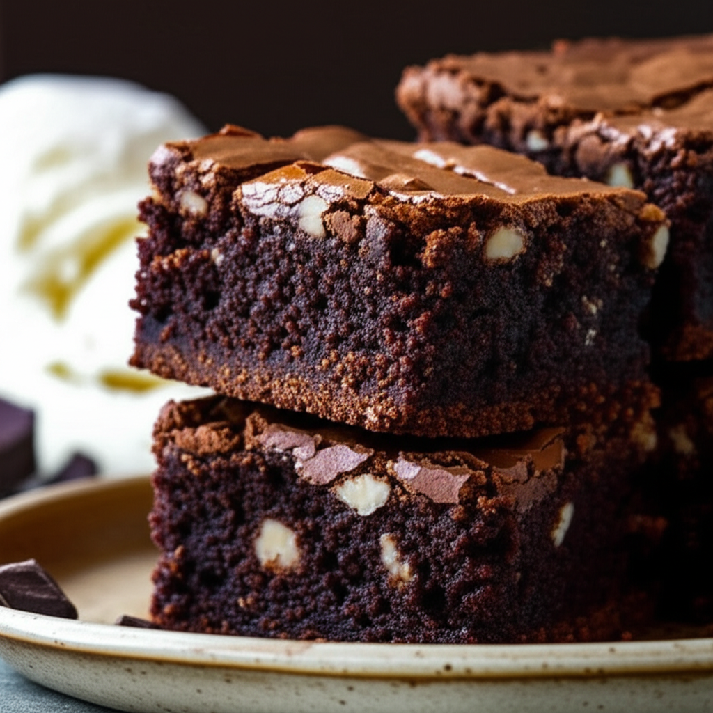Receita Fácil de Brownie de Chocolate Caseiro Delicioso