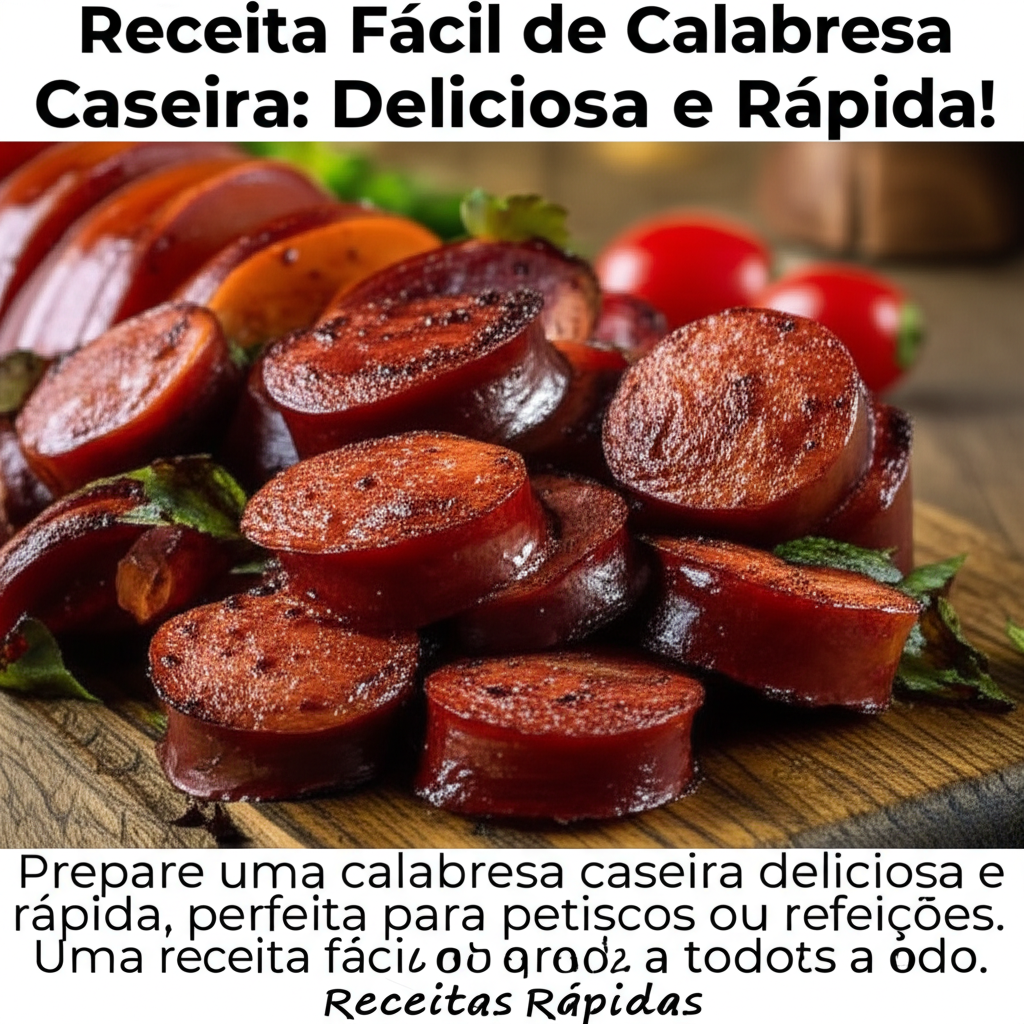 Receita Fácil de Calabresa Caseira: Deliciosa e Rápida!