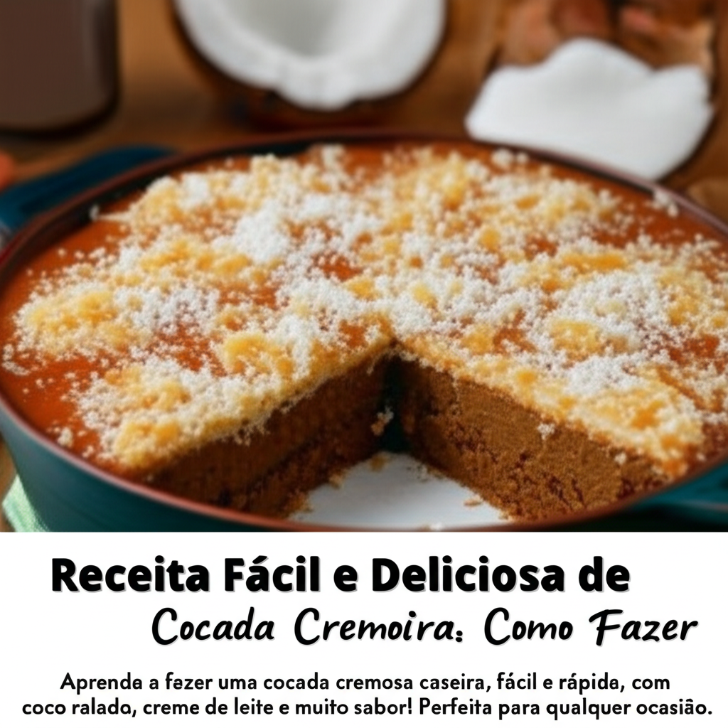 Receita Fácil e Deliciosa de Cocada Cremosa Caseira: Como Fazer