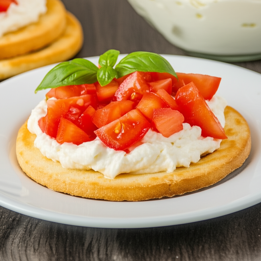 Receita Fácil e Deliciosa: Cream Cheese, Tomate e Orégano Caseiro