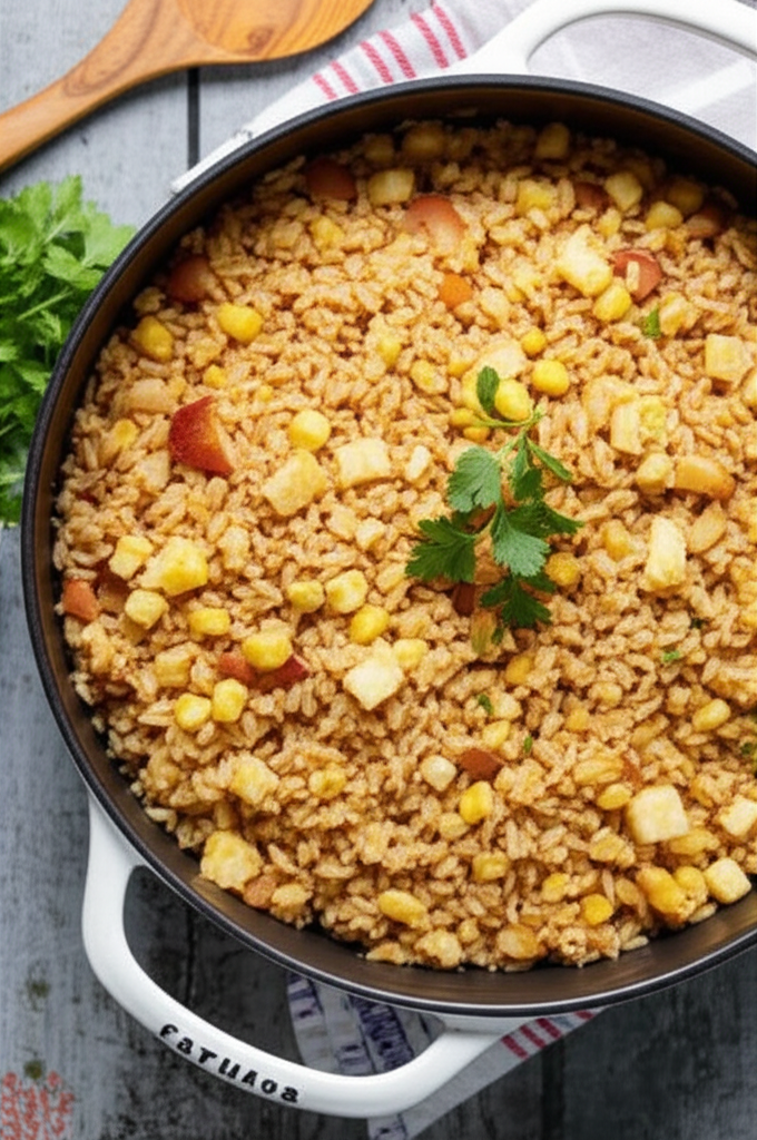 Receita Fácil e Deliciosa de Arroz com Farinha Caseiro