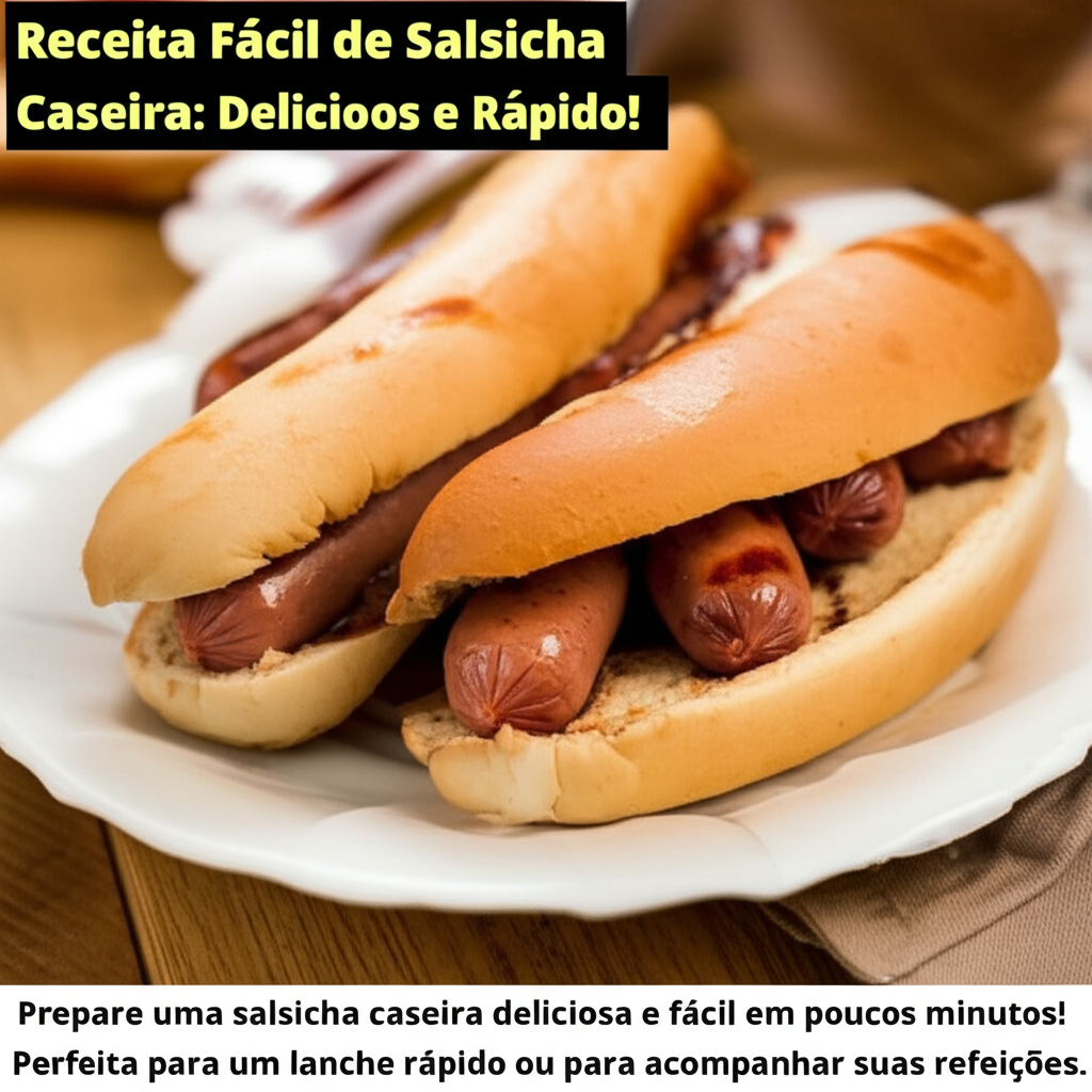 Receita Fácil de Salsicha Caseira: Delicioso e Rápido!