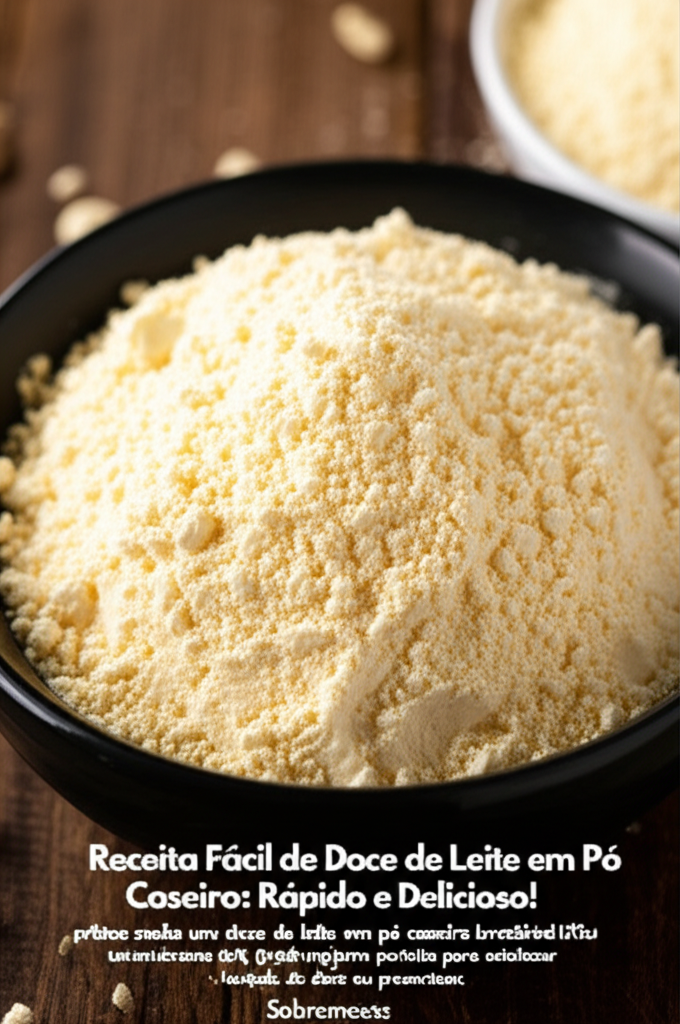 Receita Fácil de Doce de Leite em Pó Caseiro: Rápido e Delicioso!