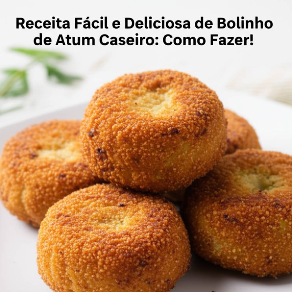 Receita Fácil e Deliciosa de Bolinho de Atum Caseiro: Como Fazer!