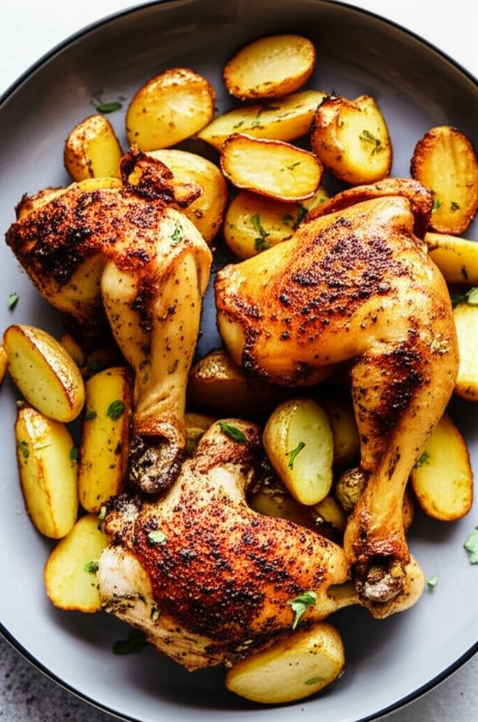 Receita Fácil e Deliciosa de Frango com Batatas Caseiro