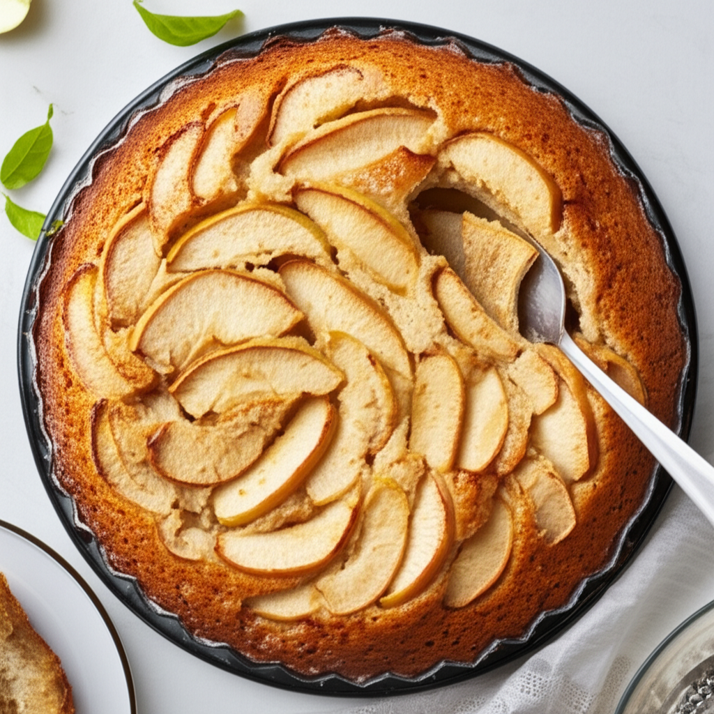 Receita Fácil e Rápida: Bolo de Maçã com Aveia e Mel Caseiro