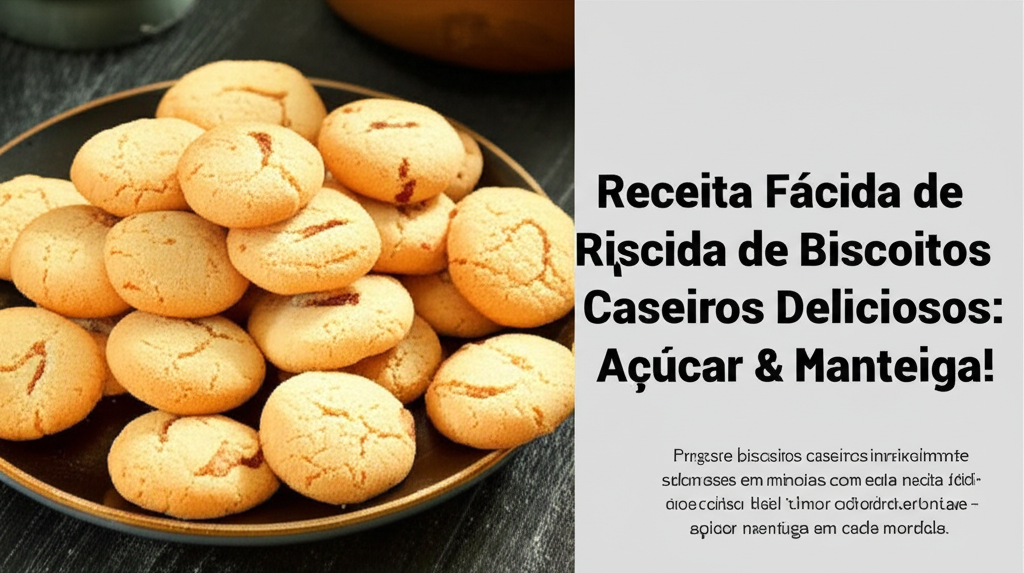 Receita Fácil e Rápida de Biscoitos Caseiros Deliciosos: Açúcar & Manteiga!