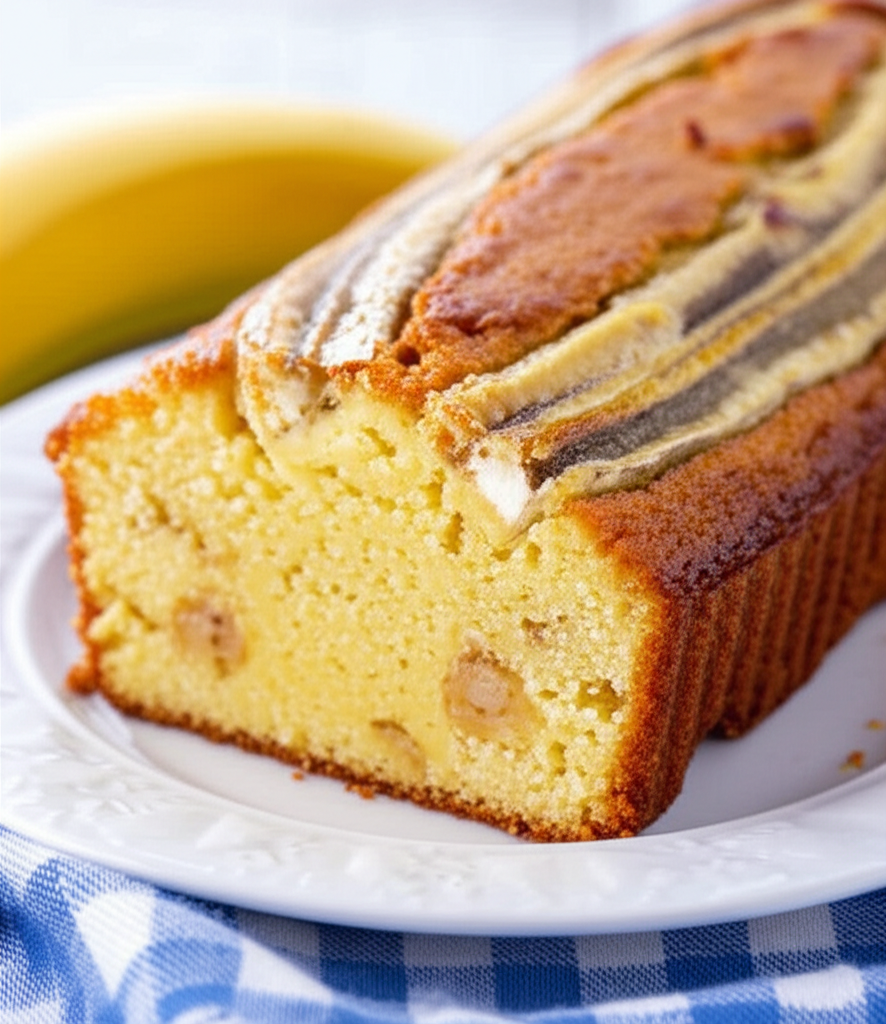 Receita Fácil e Rápida de Bolo de Banana Caseiro e Delicioso!