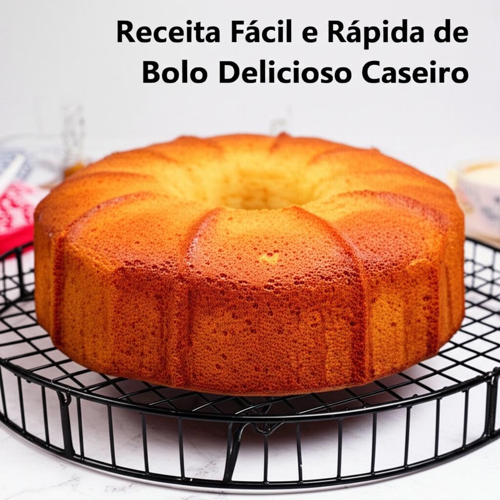 Receita Fácil e Rápida de Bolo Delicioso Caseiro