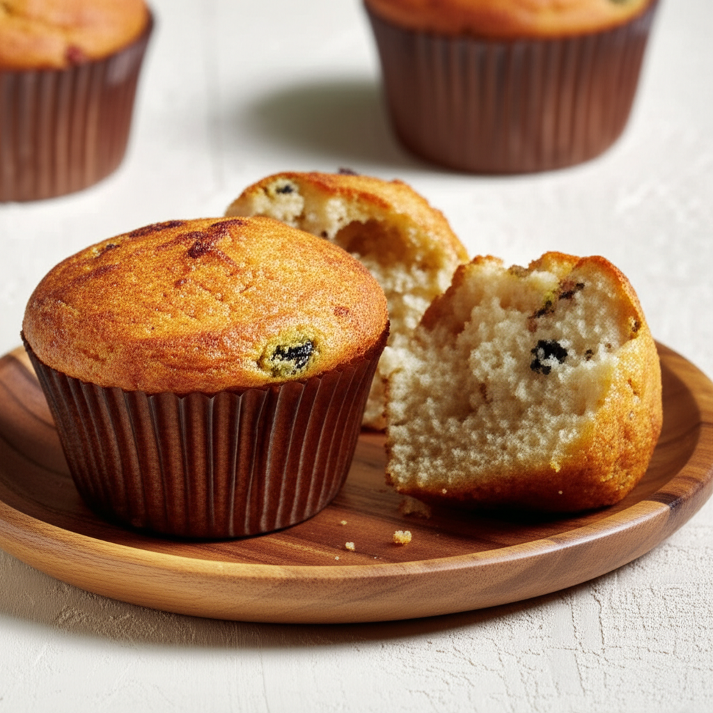 Receita Fácil e Rápida de Muffin de Banana Caseiro Delicioso!