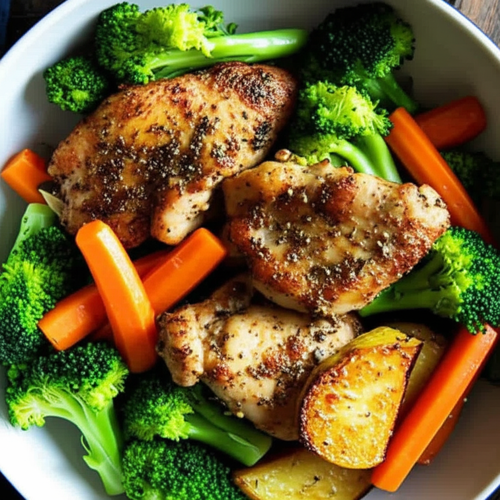 Receita Fácil e Rápida: Frango com Batata e Legumes Caseiro