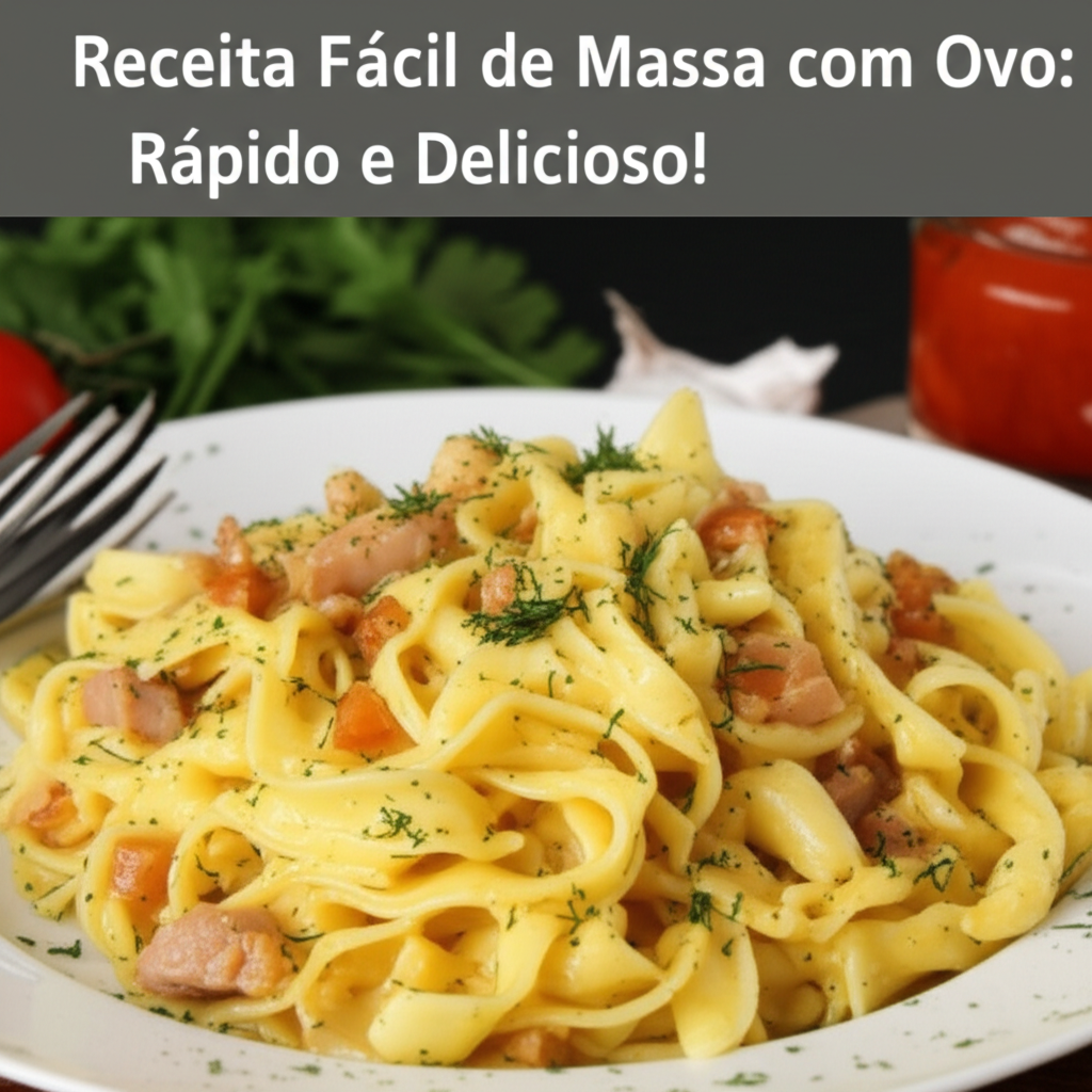 Receita Fácil de Massa com Ovo: Rápido e Delicioso!