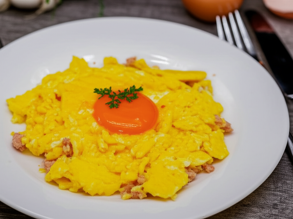 Receita Fácil: Ovos Mexidos Cremosos com Pão Caseiro Delicioso