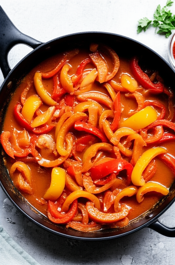 Receita Fácil e Deliciosa de Refogado de Cebola e Pimentão Caseiro