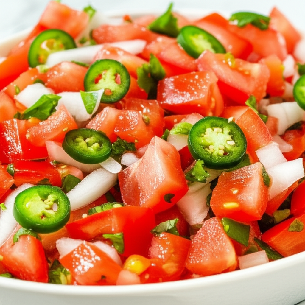 Receita Fácil e Refrescante de Salada de Tomate Caseira Deliciosa