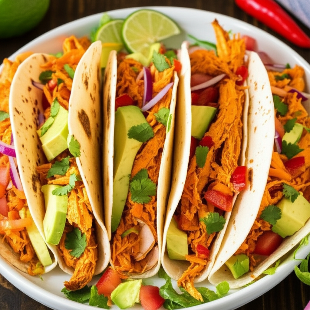 Receita Fácil e Deliciosa de Taco de Frango Crocante Caseiro