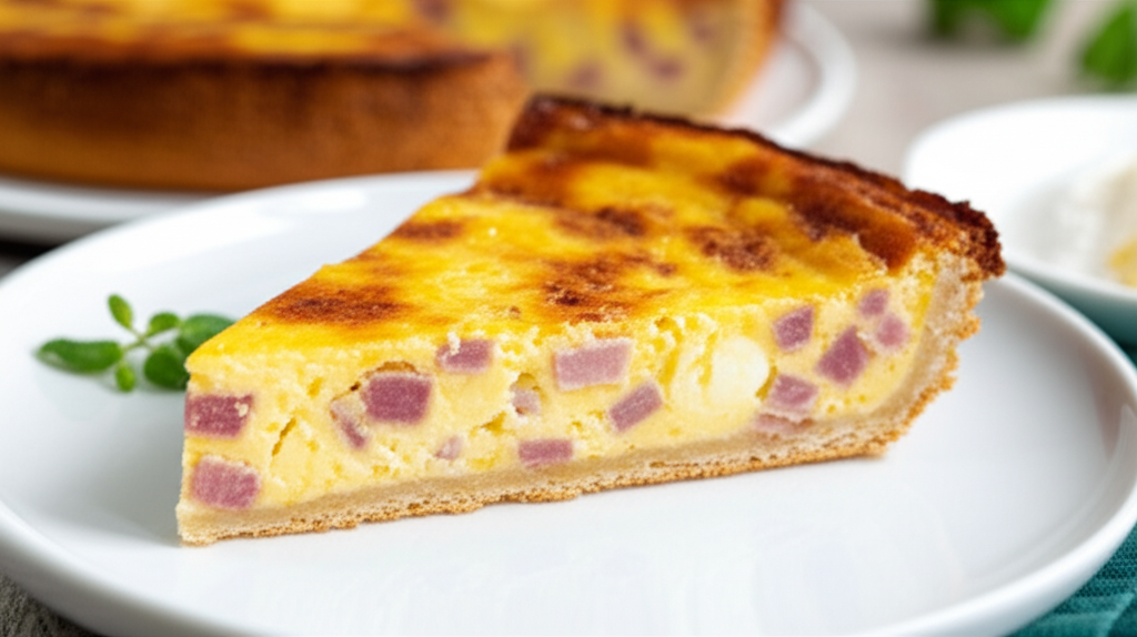 Receita Fácil de Torta Salgada Caseira: Ovos, Queijo e Presunto
