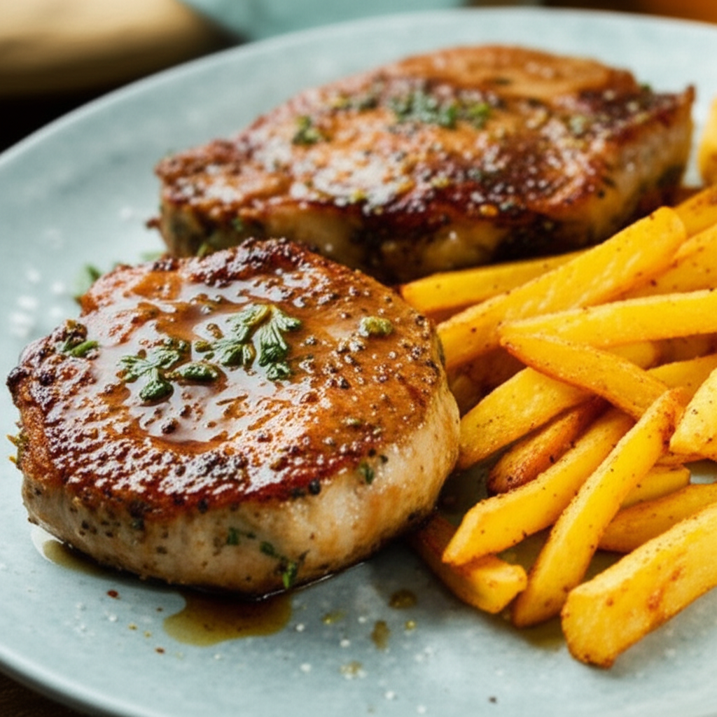 Receita Fácil e Deliciosa: Filé Mignon Suíno com Batatas na Air Fryer