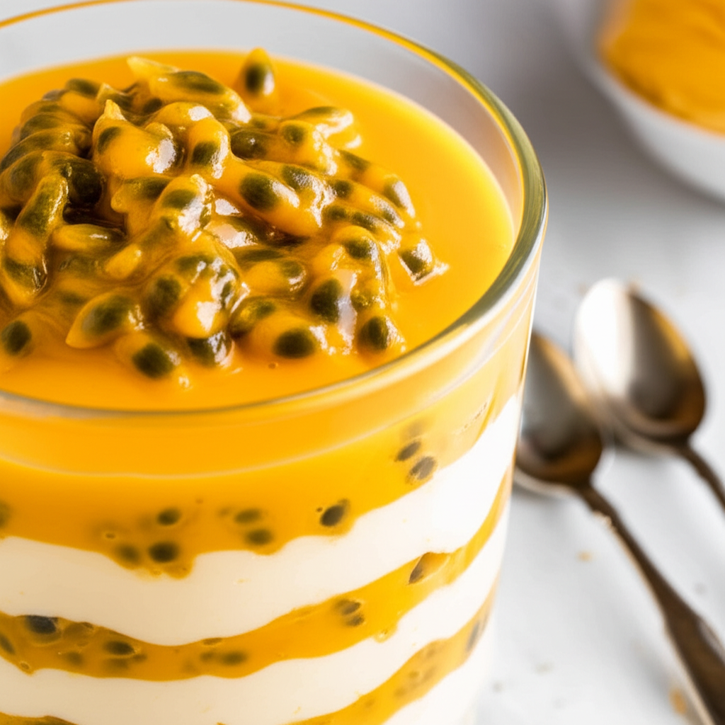 Receita Fácil e Deliciosa de Mousse de Maracujá com Limão Caseiro