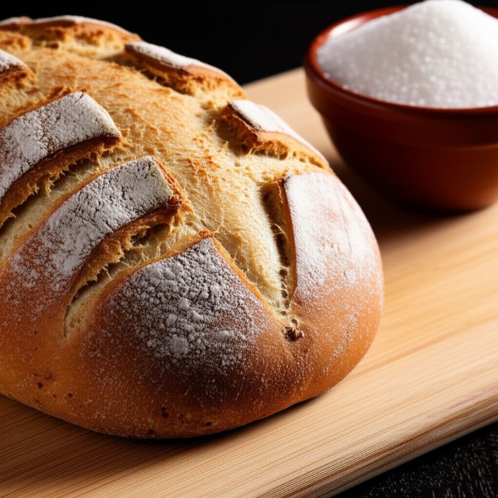 Receita Fácil e Rápida: Pão Caseiro Delicioso com Trigo e Açúcar