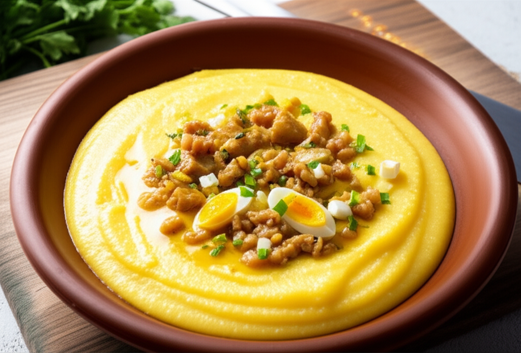 Receita Fácil e Deliciosa: Polenta Cremosa com Ovo e Sabor!