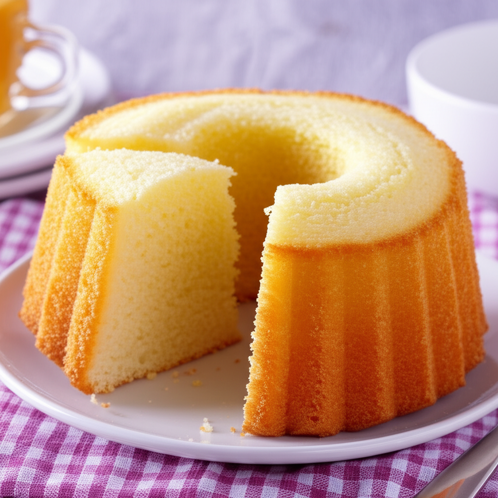 Receita Rápida de Bolo Caseiro de Ovo, Leite e Trigo: Fácil e Delicioso!