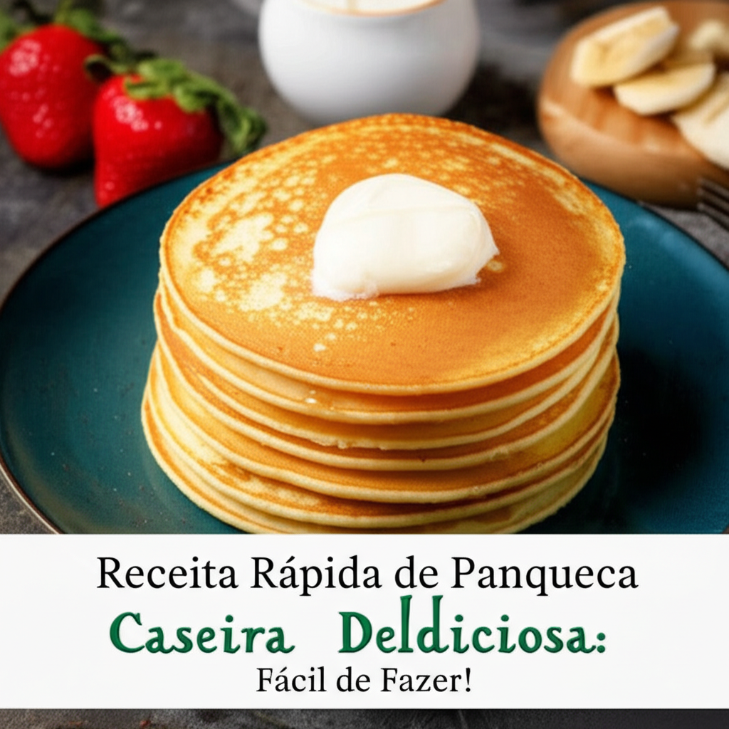 Receita Rápida de Panqueca Caseira Deliciosa: Fácil de Fazer!